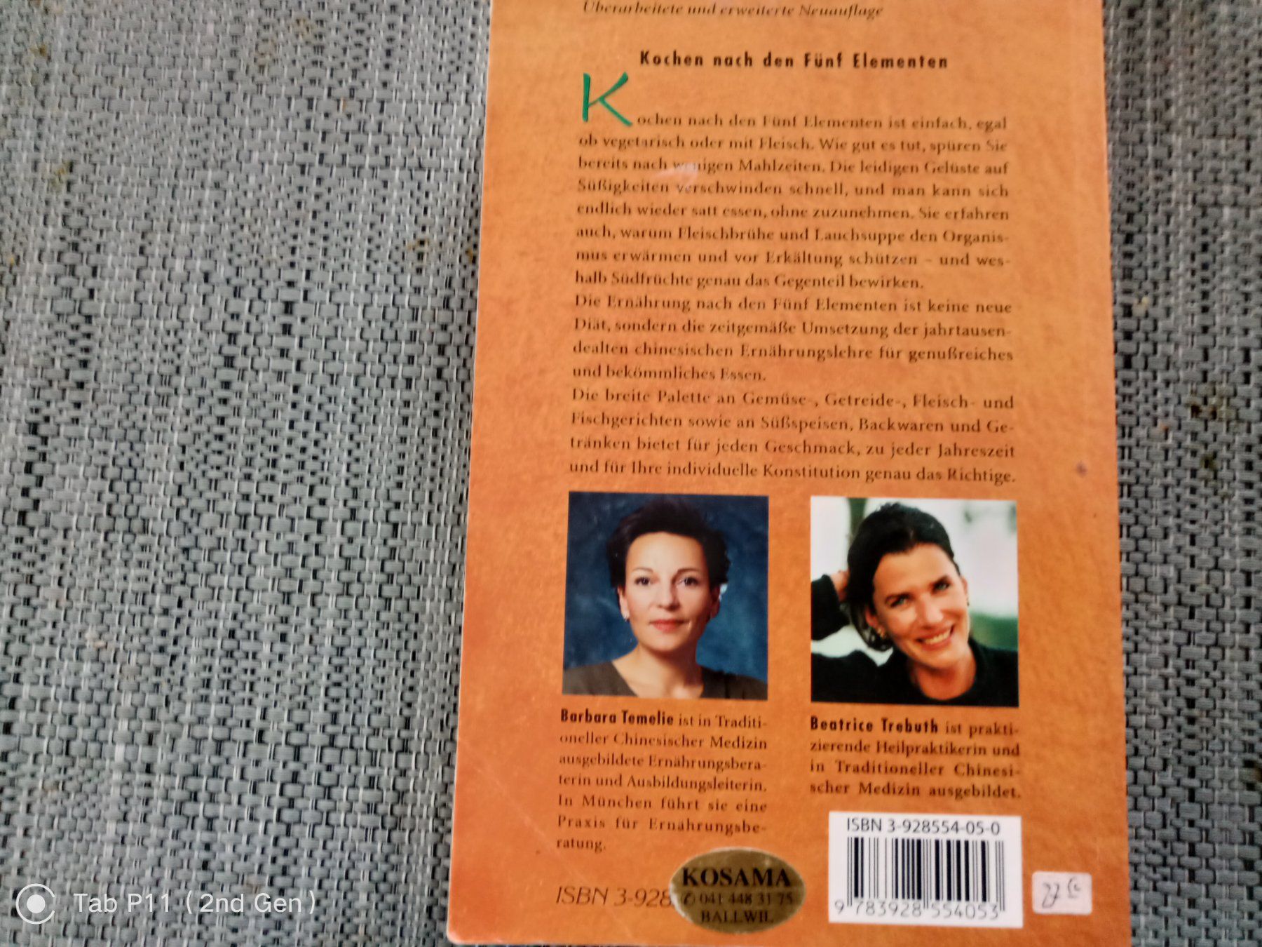 Libri: Das Fünf Elemente Kochbuch   Temelie - Trebuth – Usato da Ballwil venduto da Mvision 1