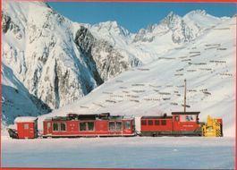 ANDERMATT NÄTSCHEN Furka-Oberalp-Bahn (FO), Schneeschleuder