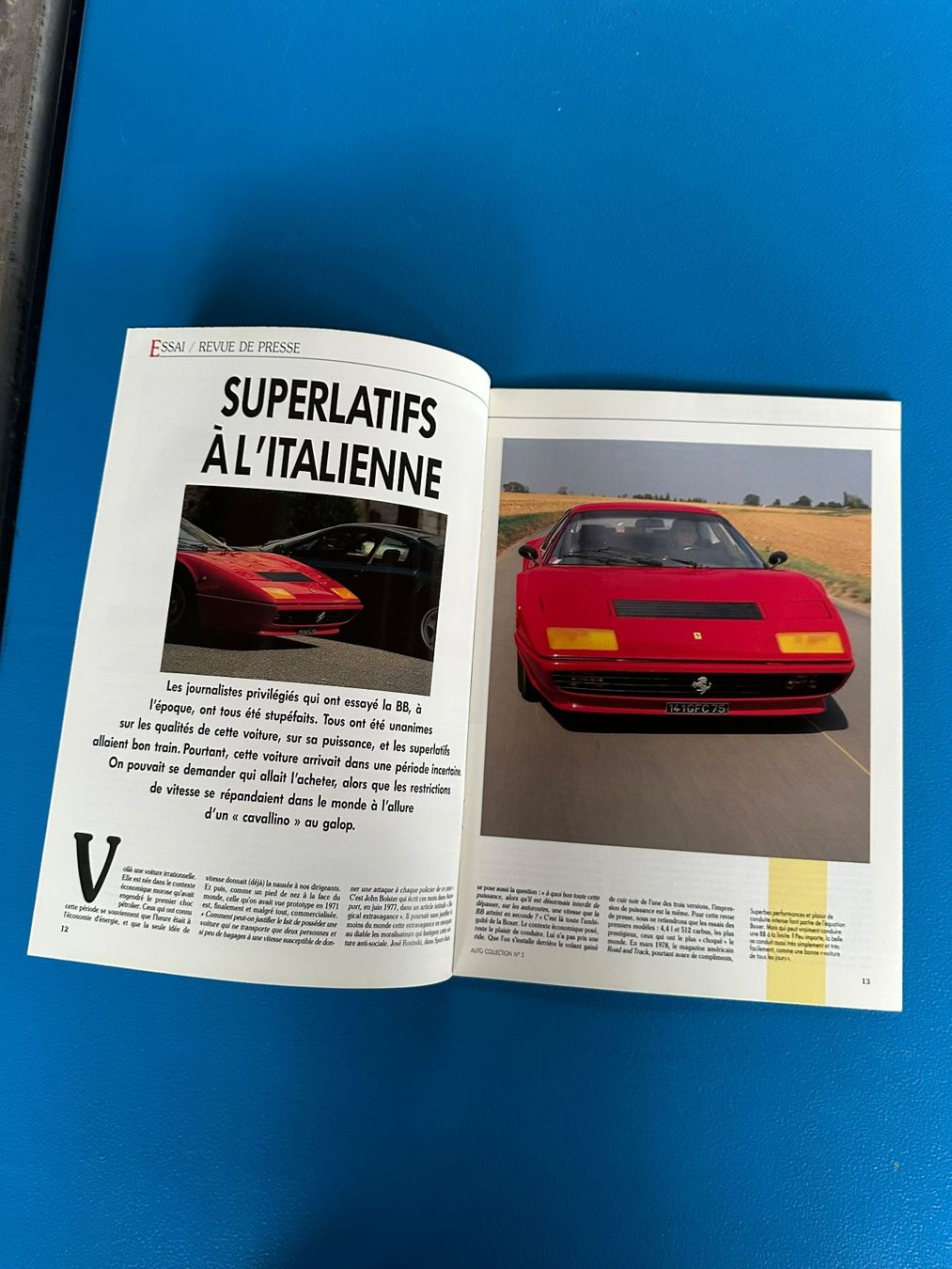 Riviste & Magazine: Heft , Ferrari 512 BB , Auto - Passion 1992 , Oldtimer – Usato da Boswil venduto da pavo1 4