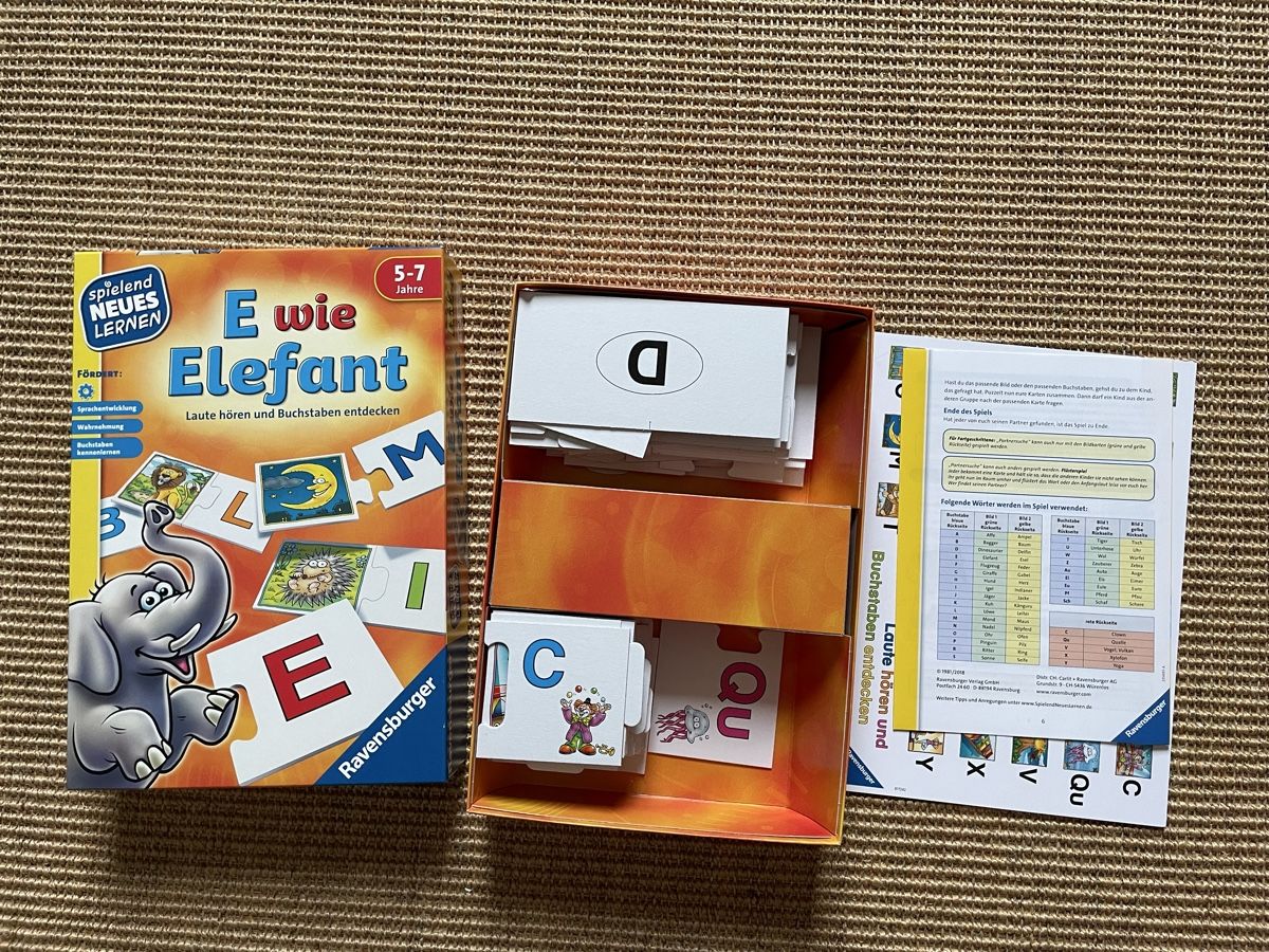Ravensburger Giochi: Spiel Ravensburger, E wie Elefant – Usato da Zürich venduto da EliseSchmitz 1
