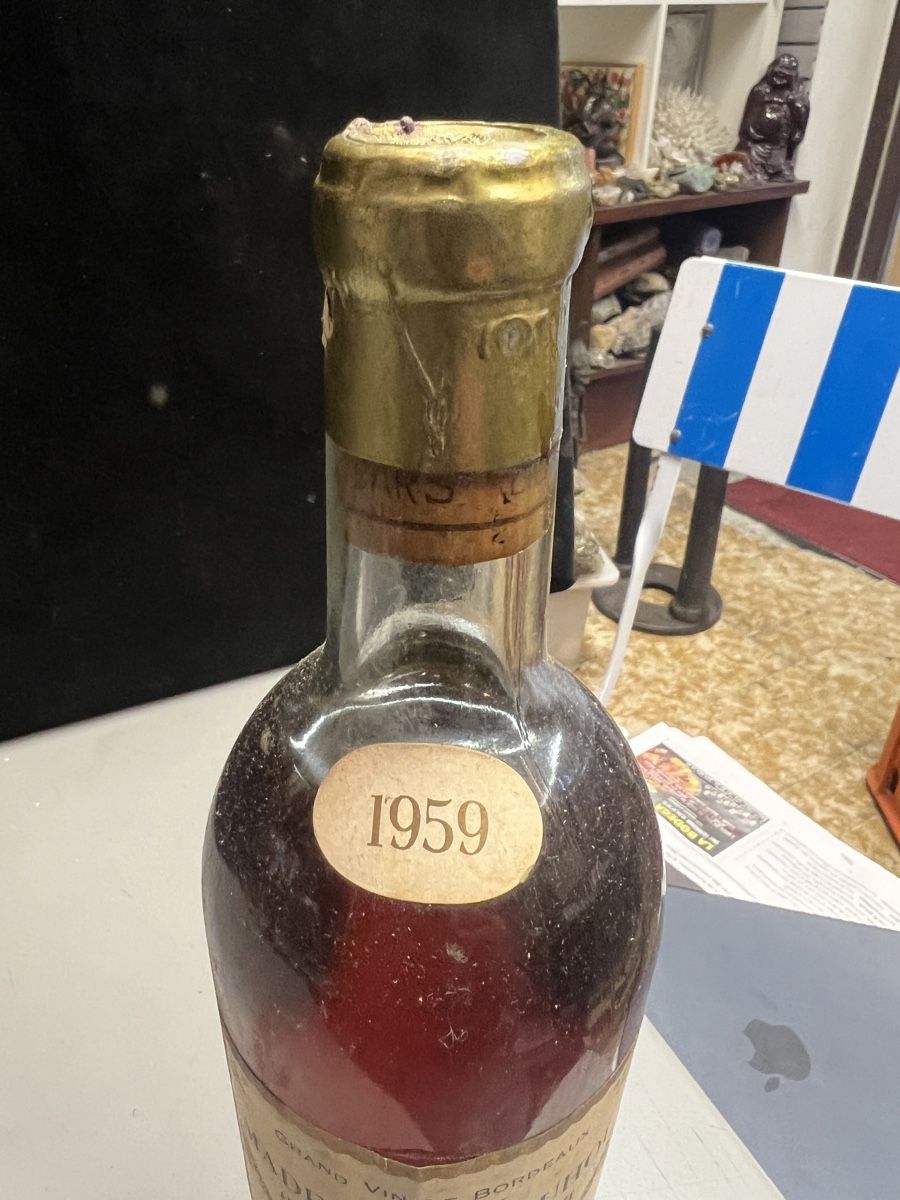 Vino: CHÂTEAU MADELEINE BOUHOU 1959 – Nuovo (secondo la descrizione) da Genève venduto da Leboucheoreilles 7
