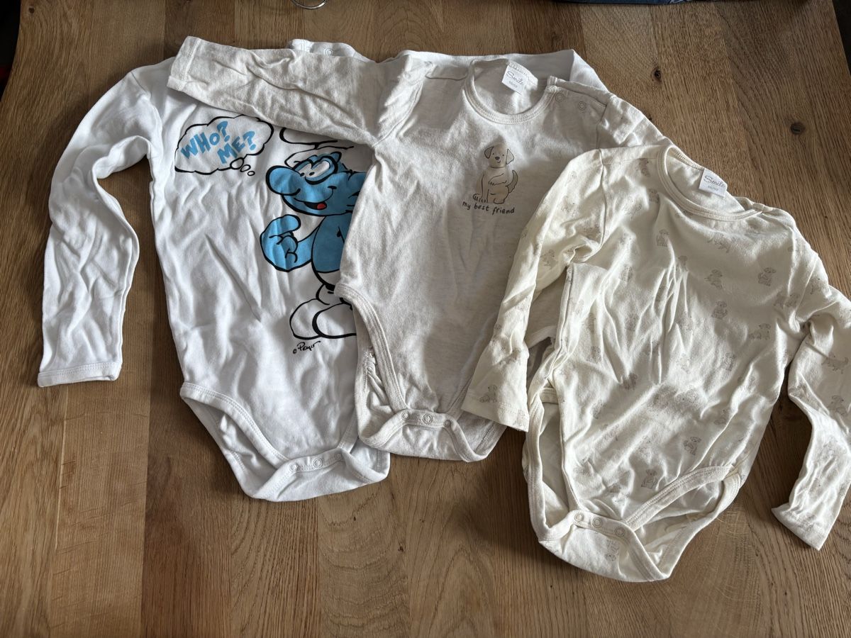 Lotti & Set di vestiti: 3 langarm Bodies, Grösse 86/92 – Usato da Schleinikon venduto da Jessica_Lutishi