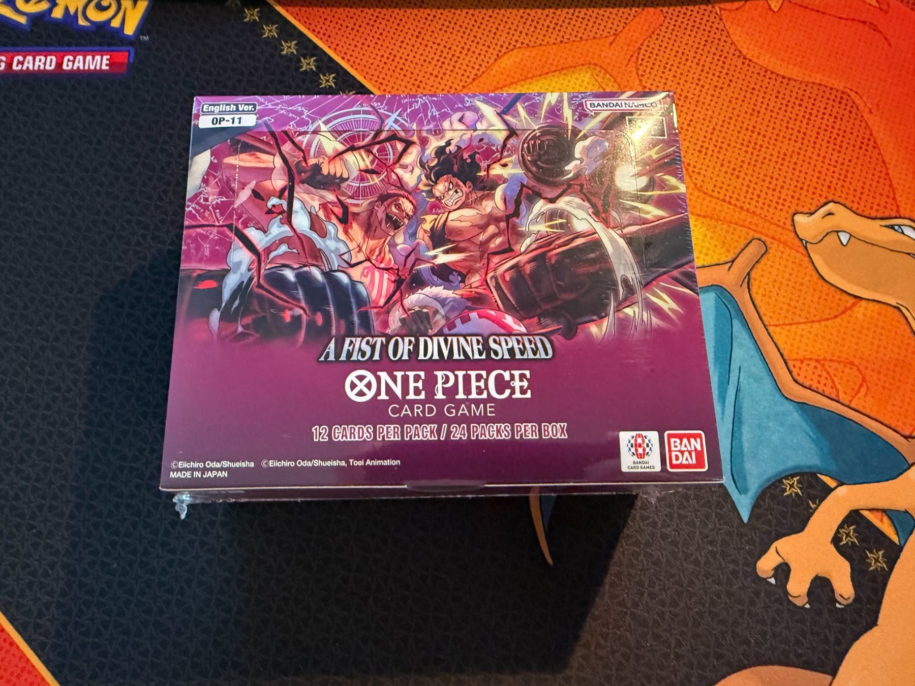 Booster Display One Piece Card Game OP-11 "A Fist Of Divine Speed" - 24 Boosters - Bandai - À Partir De 6 Ans