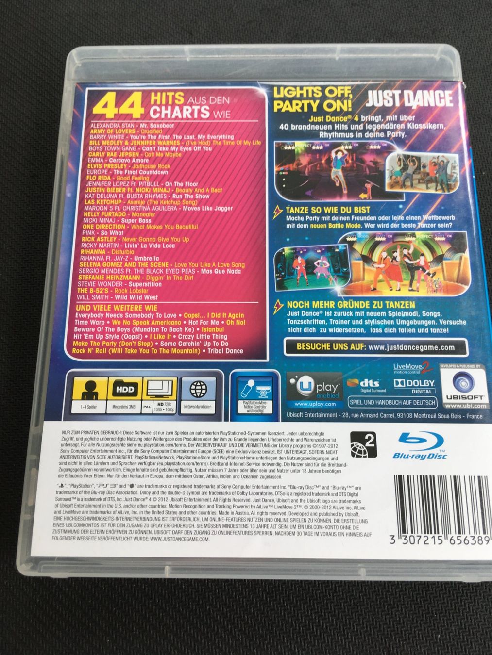 Sony Giochi: Just Dance 4 -  PS3 / Playstation 3 – Usato da St.Gallen venduto da sjosjo 1