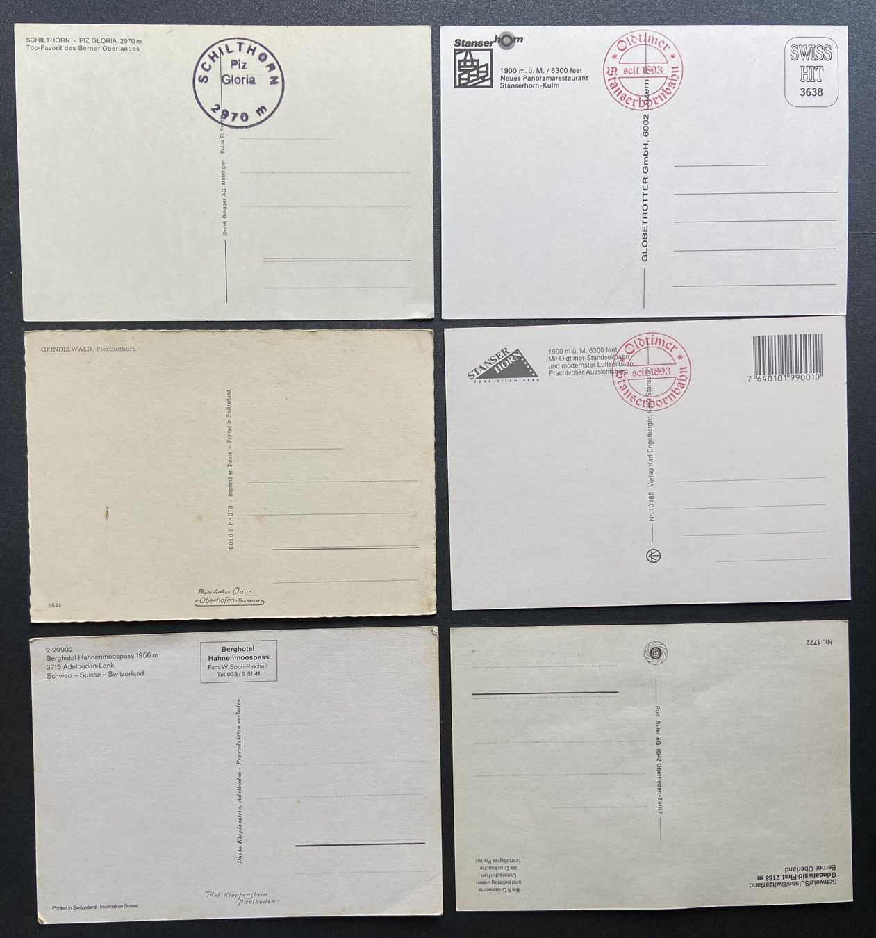 Cartoline postali: 14 er Set farbige Ansichtskarten Kanton Bern   9,11 – Usato da Böckten venduto da Hansi36 1