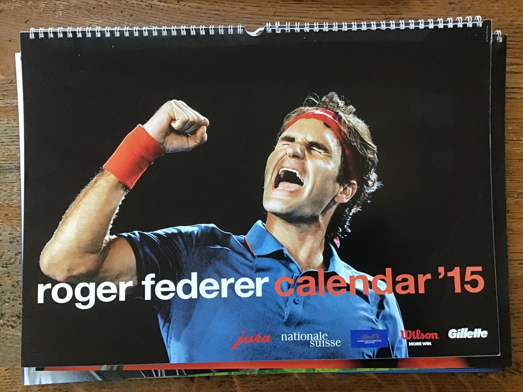 Calendari: Calendrier officiel Roger Federer 2015 – Usato da Fully venduto da Ruby97
