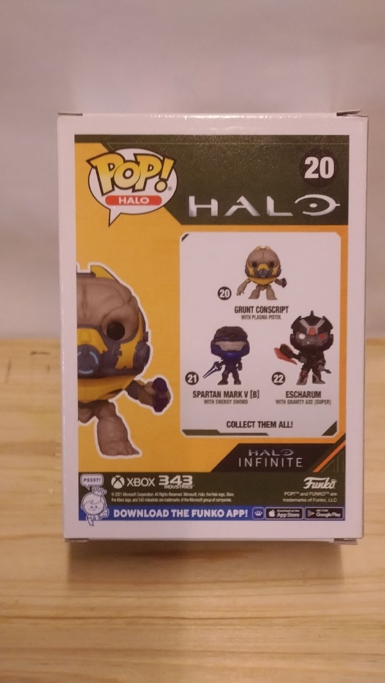 Funko Statuette: Funko Pop Halo  Grunt Conscript N°20 – Nuovo e nell'imballaggio originale da Farvagny-le-Grand venduto da LaCaverne 2
