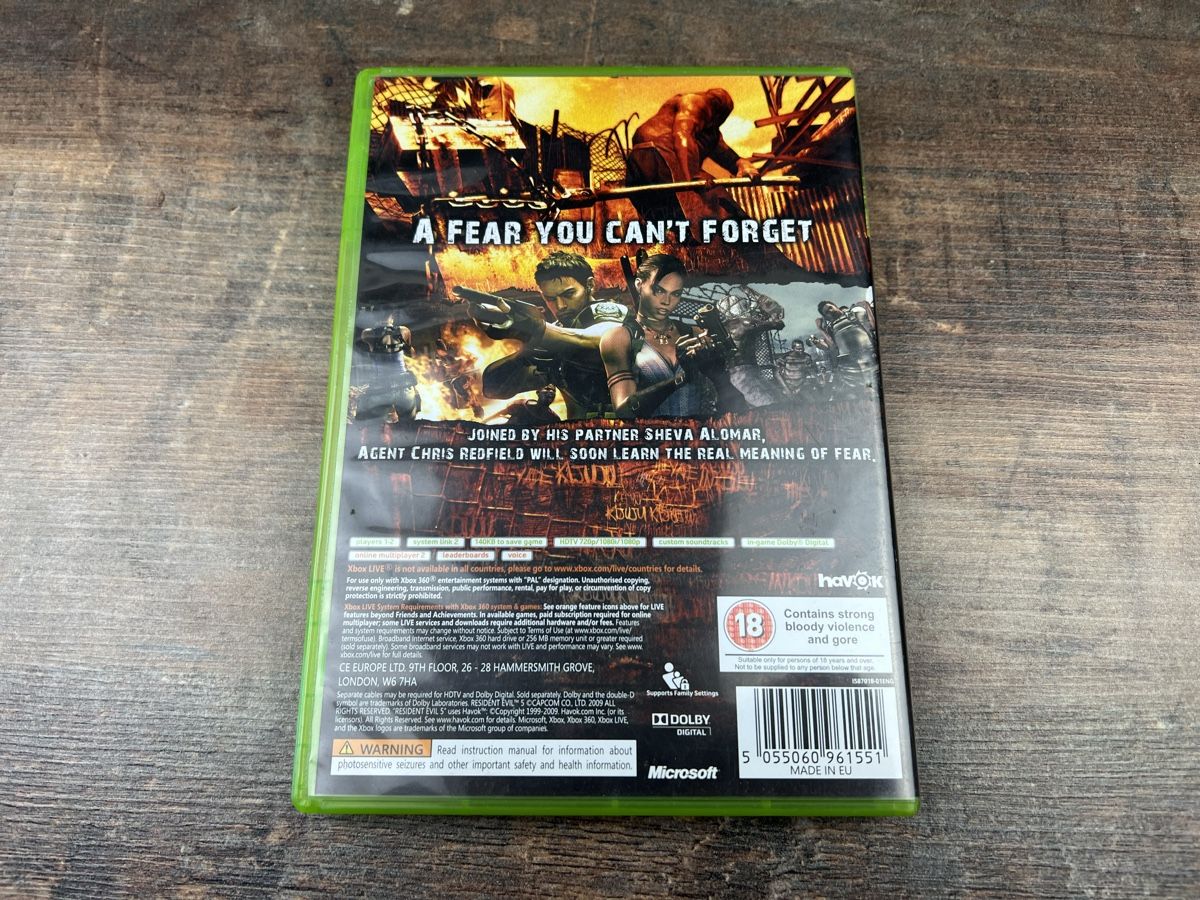 Spiele: Resident Evil 5 Xbox 360 Spiel – Gebraucht aus Hallau von R.R.91 1