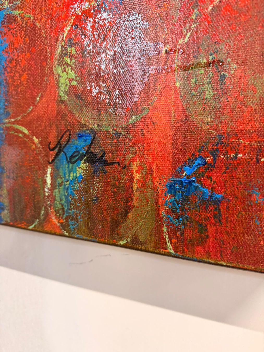 Poster & Bilder: Grosses dekoratives Wandbild abstrakte Malerei Kunst – Gebraucht aus Rickenbach ZH von Der-Insider 9