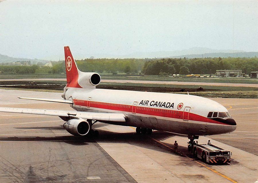 Cartoline postali: Air Canada Lockheed Tri-Star – Usato da Frauenfeld venduto da POML