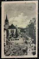 LAUSANNE 1912 - AVEC TRAM - ANIMEE .