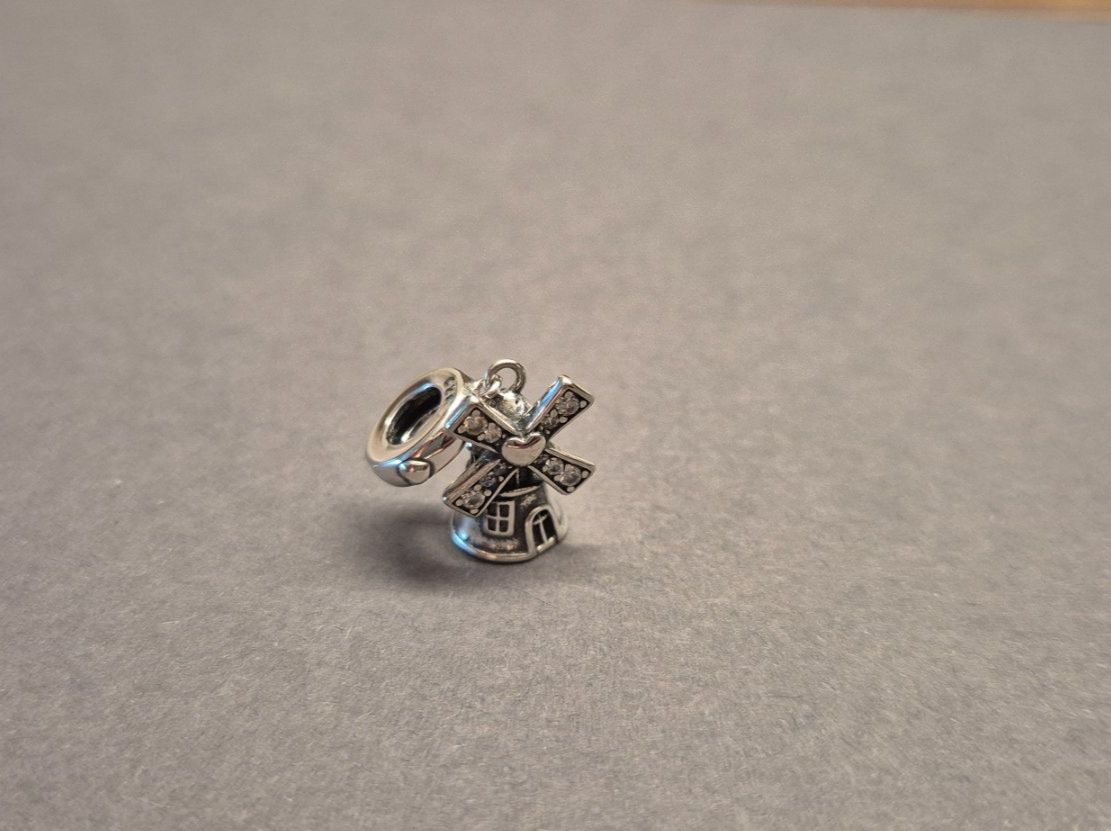 Anhänger: Silber Charm Windmühle Dännemark +Garantie – Neu (gemäss Beschreibung) aus Rotkreuz von Carbone_Bijou-Shop 1