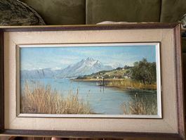 Bild; Blick Meggen auf Pilatus von C.Roy
