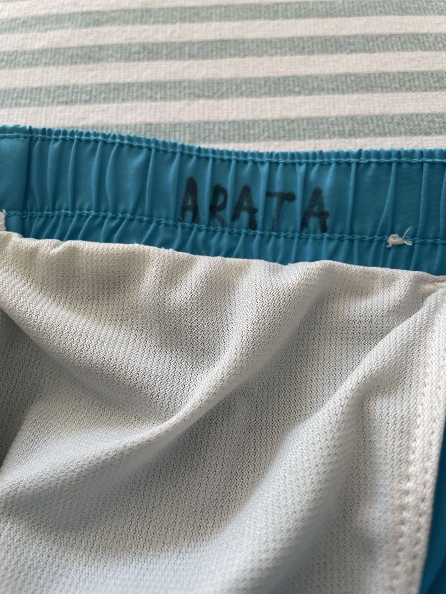 Costumi da bagno: Badehose blau mit elastischem Bund neuwertiger Zustand – Usato da Zürich venduto da Hikaru-JPCH- 3