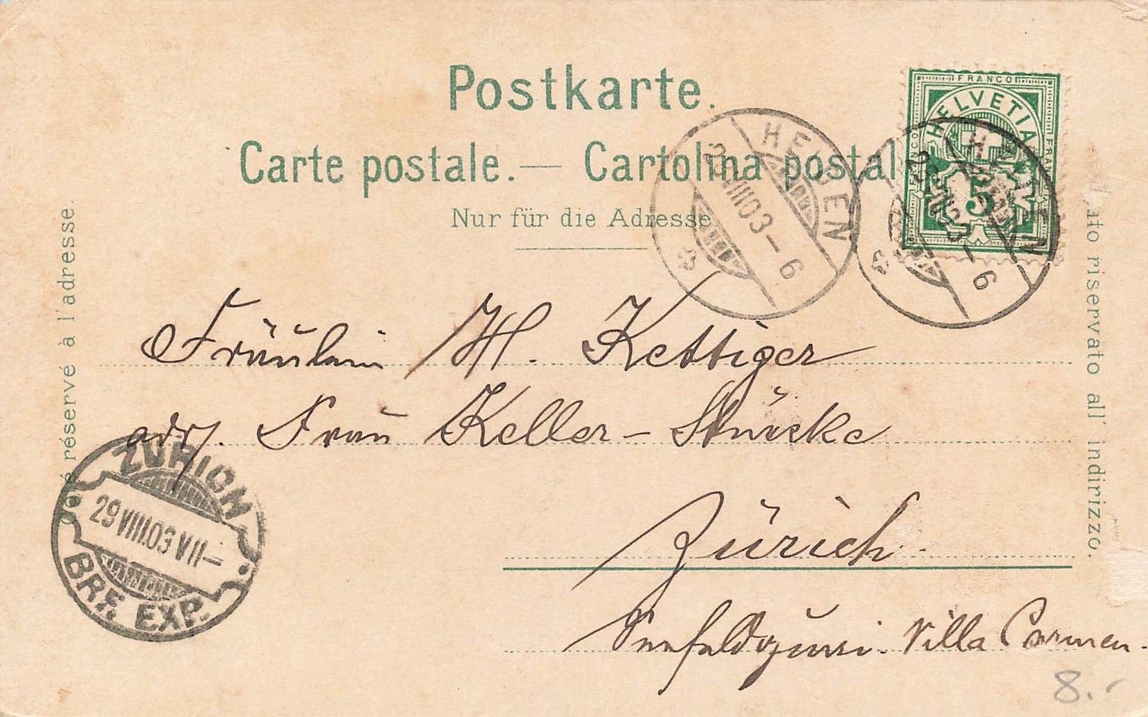 Cartoline postali: Heiden (AR) Generalansicht – Usato da Biasca venduto da Blenio71 1