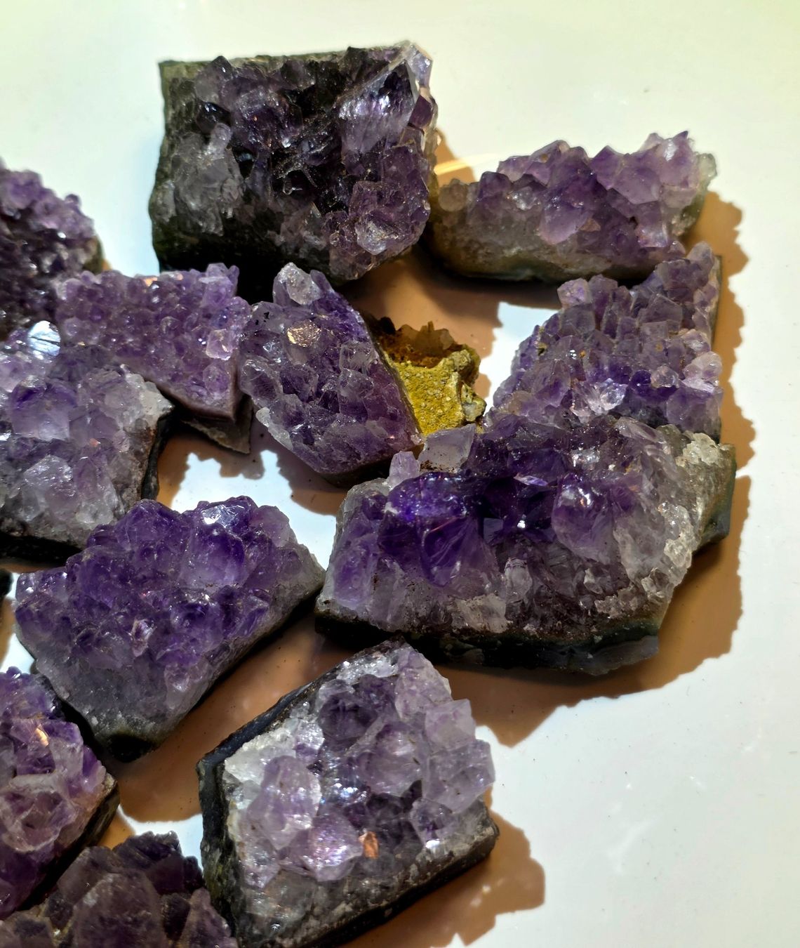 Minerali & Pietre curative: 20 Amethyst Stufen Set B 715g – Nuovo e nell'imballaggio originale da Matzingen venduto da Shay_Crystalz 1