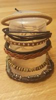 Lederarmband Herren (5er-Set)