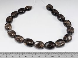 Rauchquarz Perlen ca.17mm 17Stk.