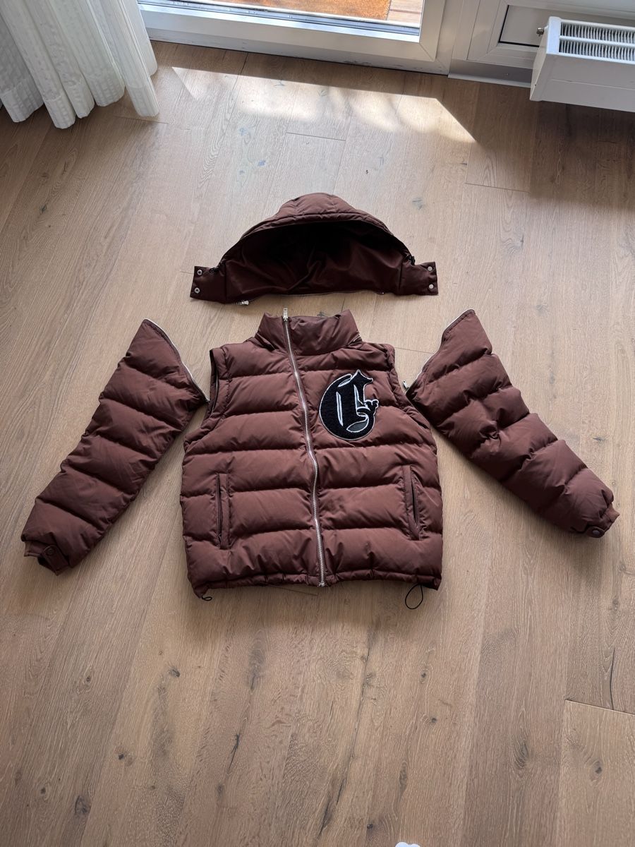 Vestes: Corvidae puffer jacket brown L – D'occasion à Münchenbuchsee par Leda53