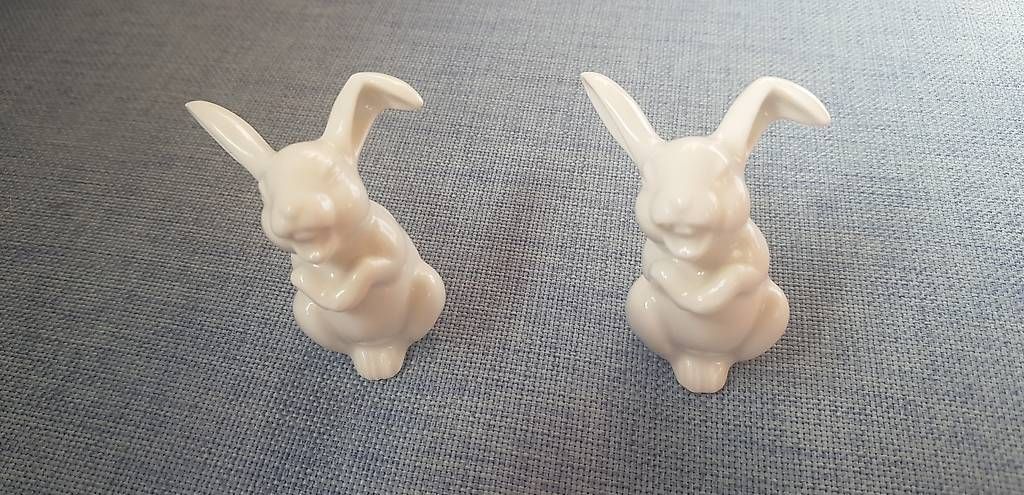 Rosenthal Statuette: 2 Hasen von Rosenthal – Usato da Gutenswil venduto da ghekko88