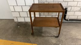 Retro Servierwagen / Teewagen, Holz, Top Zustand!