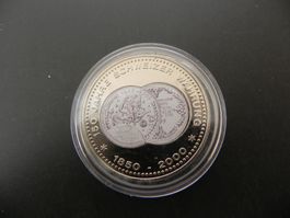 Medaille Währung Schweiz 20 Franken 1999