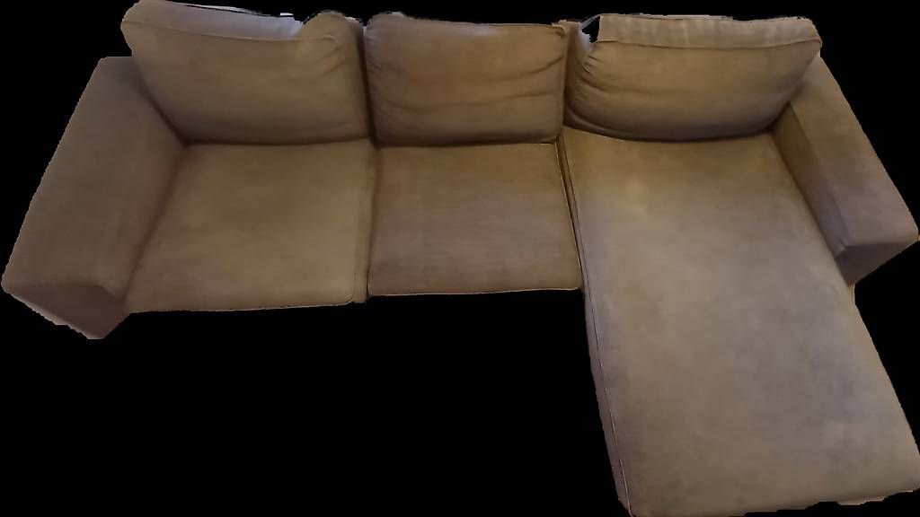 Divani: 3er-Sofa braun mit Récamiere – Usato da Luzern venduto da cas_sh7y