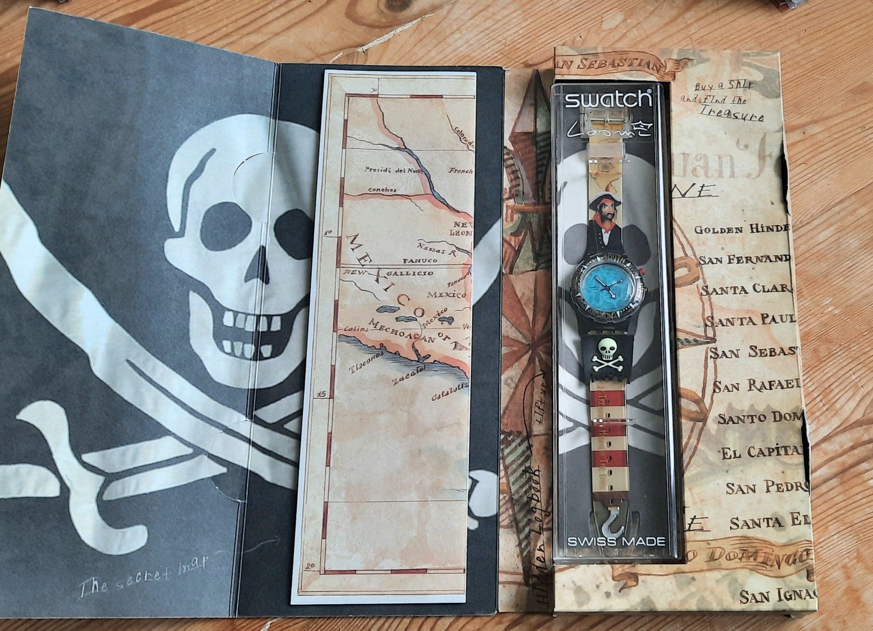 Swatch Orologi: Pirate Swatch Uhr – Nuovo e nell'imballaggio originale da Forch venduto da KIMILI 1