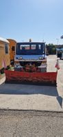 Mercedes Benz Vario mit Schneepflug und Salzstreuer