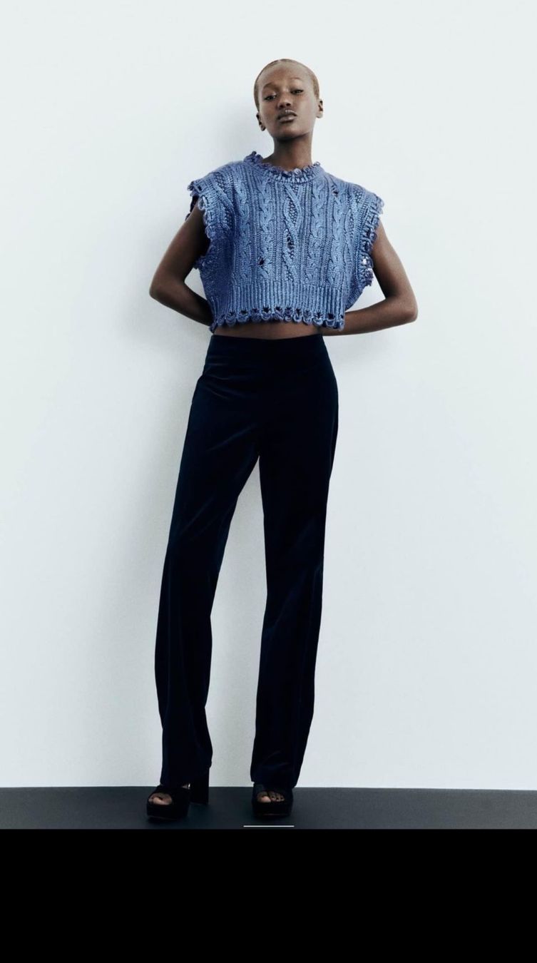 Zara Gilets & Westen: Zara | Damen Strick Weste Gr.S – Neu (gemäss Beschreibung) aus Basel von SimpleE 8