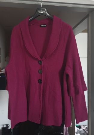 SAMOON schöne Wolljacke Gr. 48