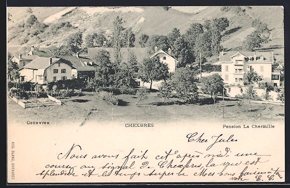 Cartes postales: Chexbres, Pension La Charmille, Genevrex – D'occasion à Berlin par bartko-reher