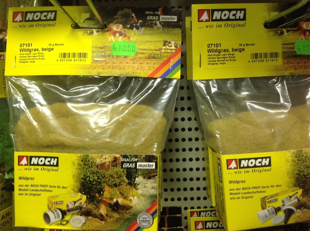 NOCH Wildgras Wiese 9mm - Modellbau Gras Für Spurweiten 0, H0, TT Im 50g Beutel