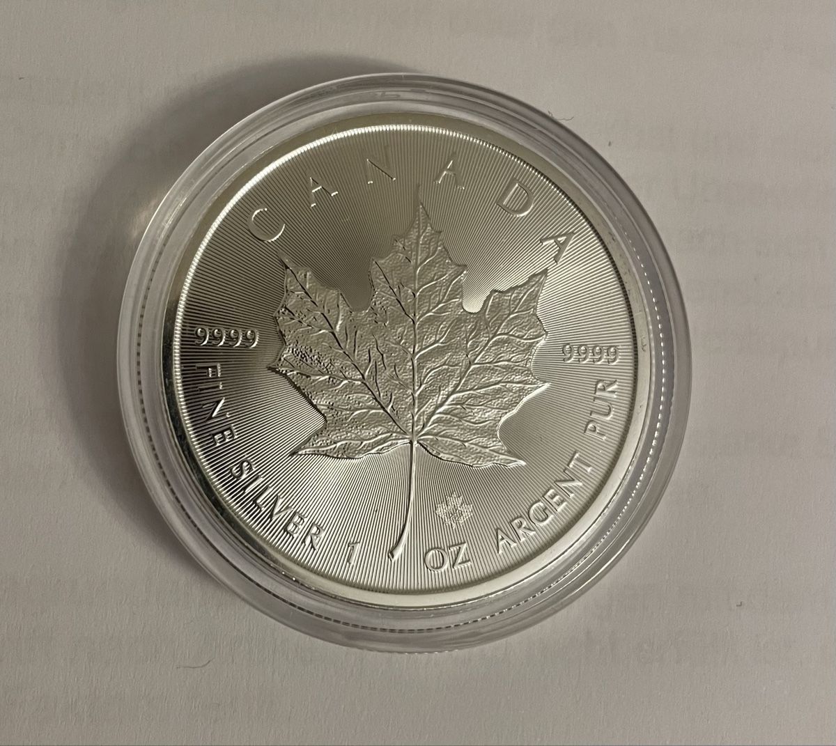 Alle Münzen: Kanada Silber Maple Leaf 2025, 1 oz, 9999 Feinsilber – Neu und originalverpackt aus St. Gallen von phi_rj67