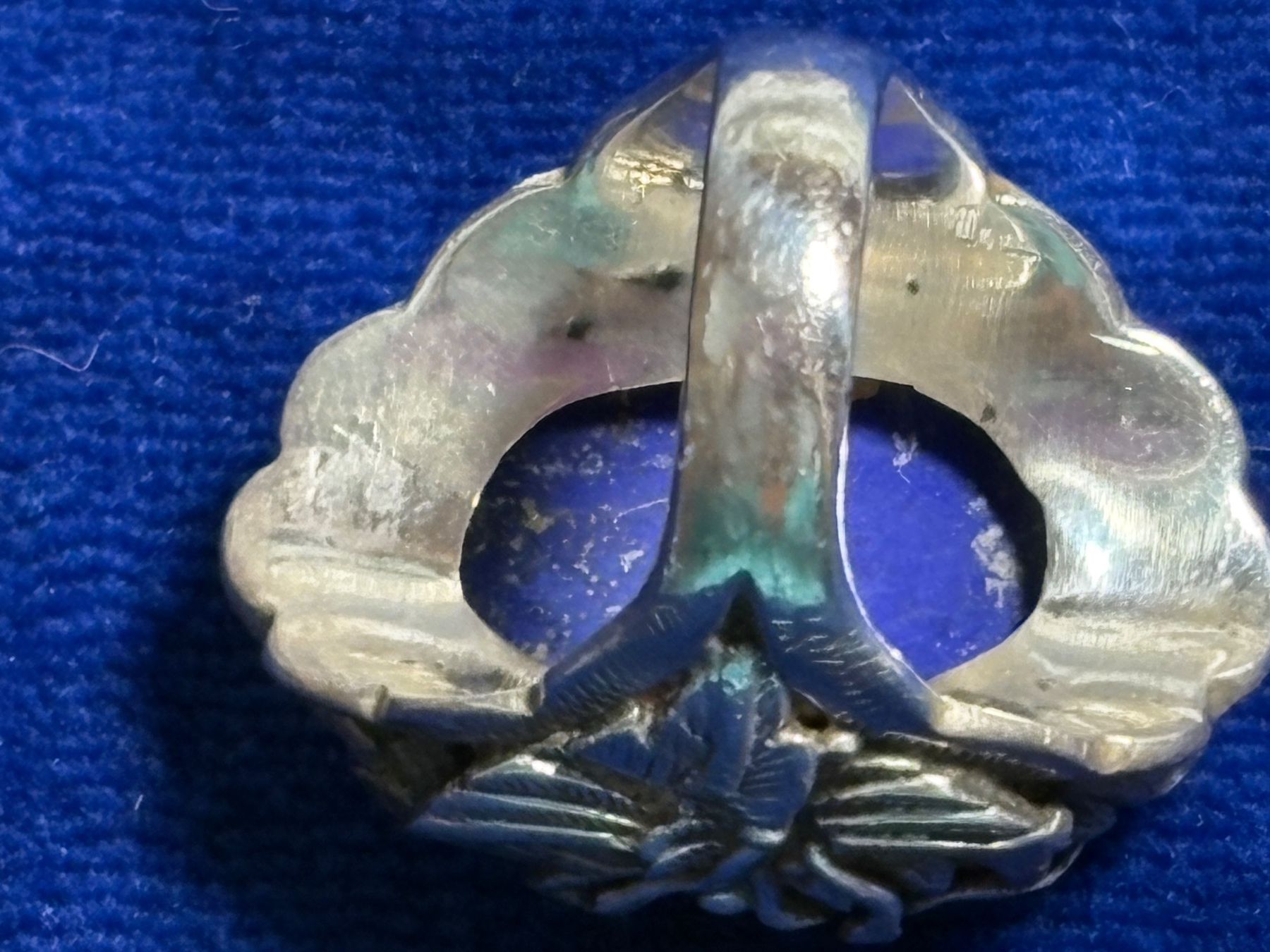 Ringe: Wunderschöner Silberring mit Lapis, Grösse 15, also 17.2 Mil – Gebraucht aus St. Peterzell von verena40 1