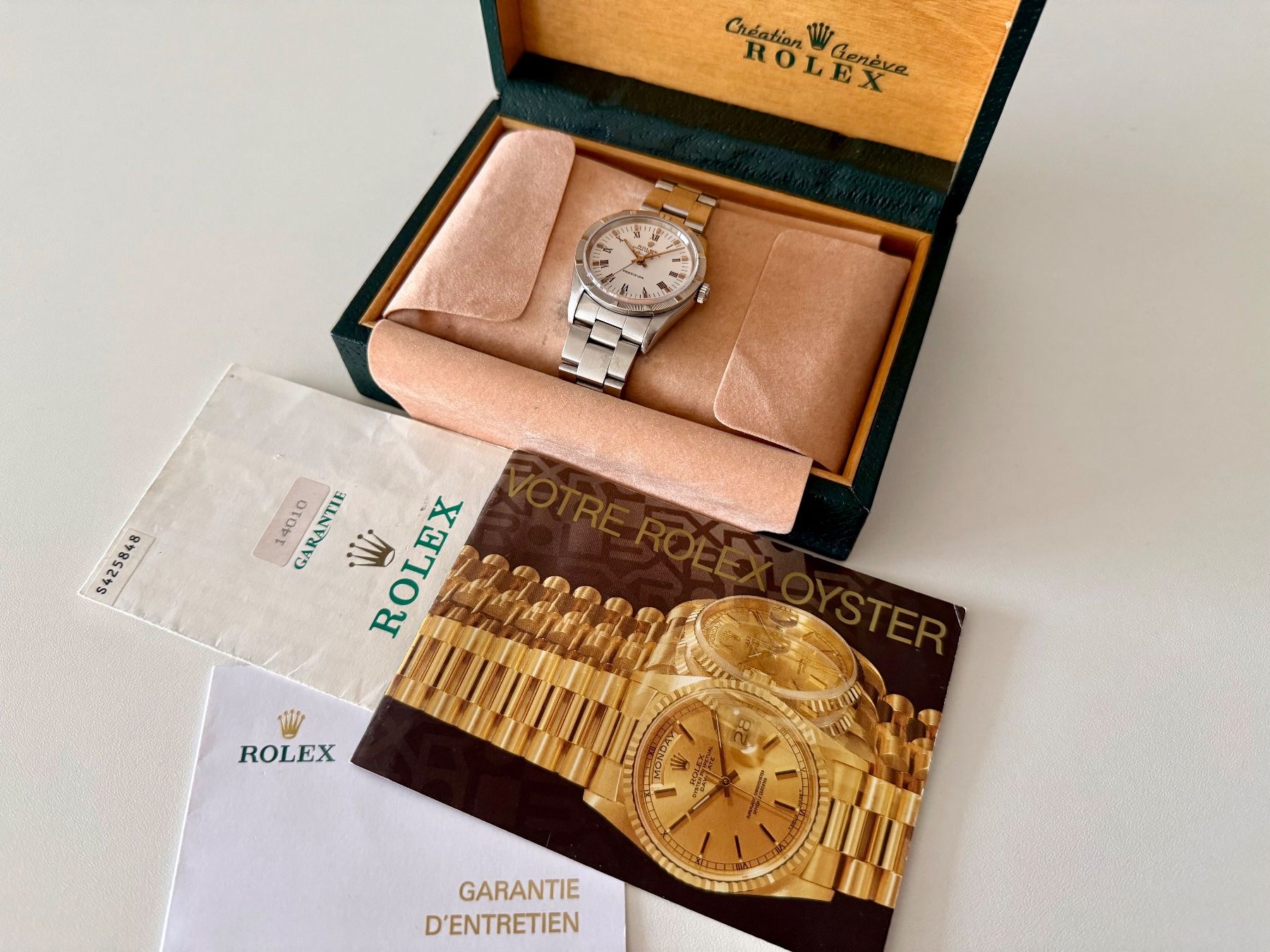 Rolex Orologi: ROLEX Air-King , Ref.14010, Automatic, 34mm, almost full set – Usato da Le Mont-sur-Lausanne venduto da LycaGallery 7