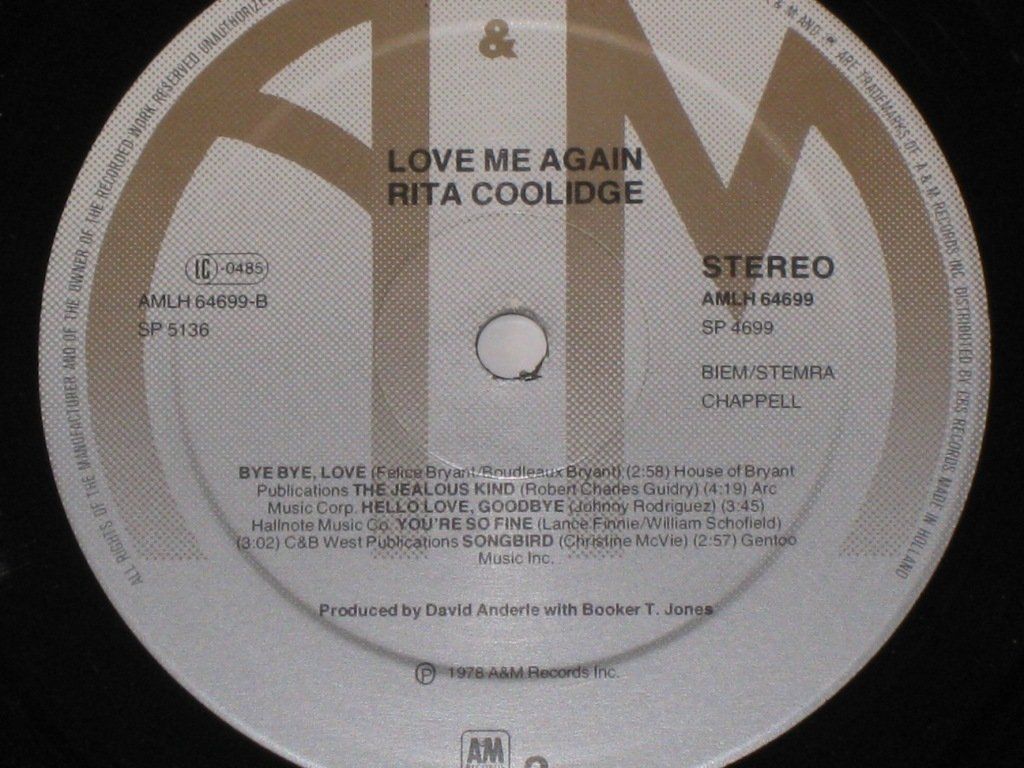 Schallplatten: LP - RITA COOLIDGE - LOVE ME AGAIN – Gebraucht aus Steckborn von Quo7 2