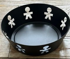 Girotondo Schale von King Kong für Alessi schwarzmatt