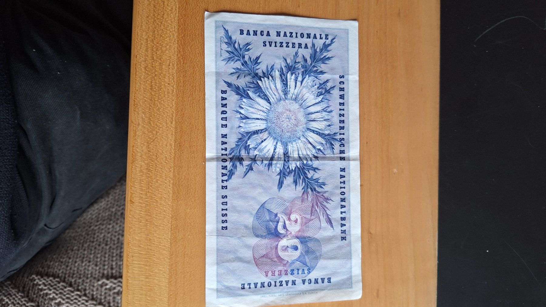 Banknoten: Alte Banknote 20 Franken 1961 – Gebraucht aus Appenzell-Steinegg von lichs 1