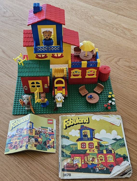 Set Fabuland 3678 LEGO 3669 Fabuland Fire Station BrickEconomy