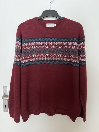 mo casual Burgundy Pullover L