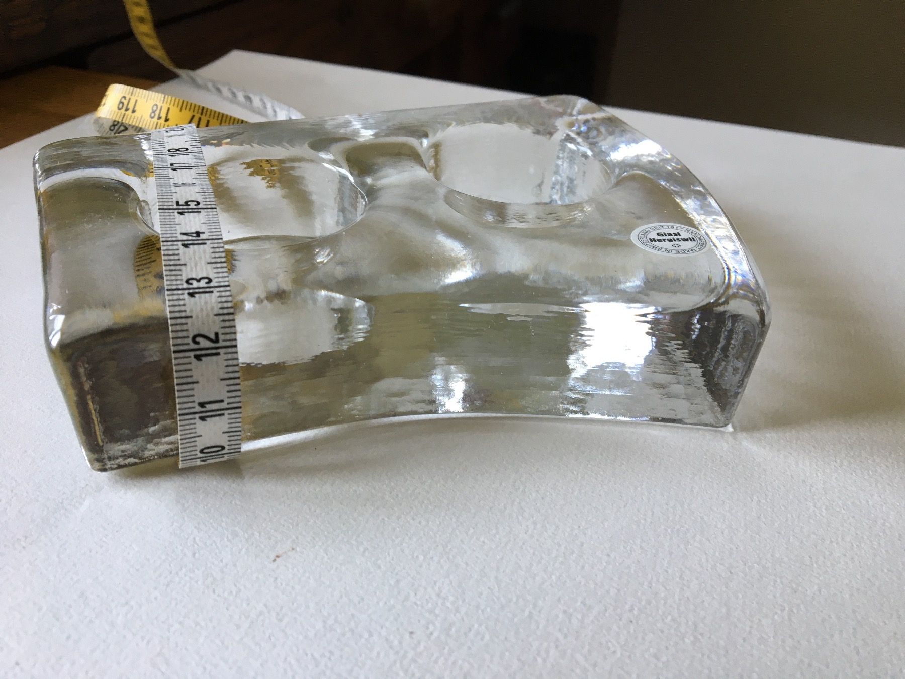 Glasi Hergiswil Portacandele: Glasi Glas für Teelicht – Usato da Arth venduto da Vrecam51 1