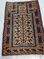 93×135 Orientteppich Belutsch Handgeknüpft gereinigt