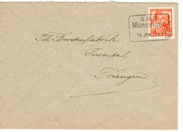 Brief, SBB Münsingen 1936