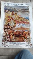 Affiche Vème Fête des Narcisses Montreux