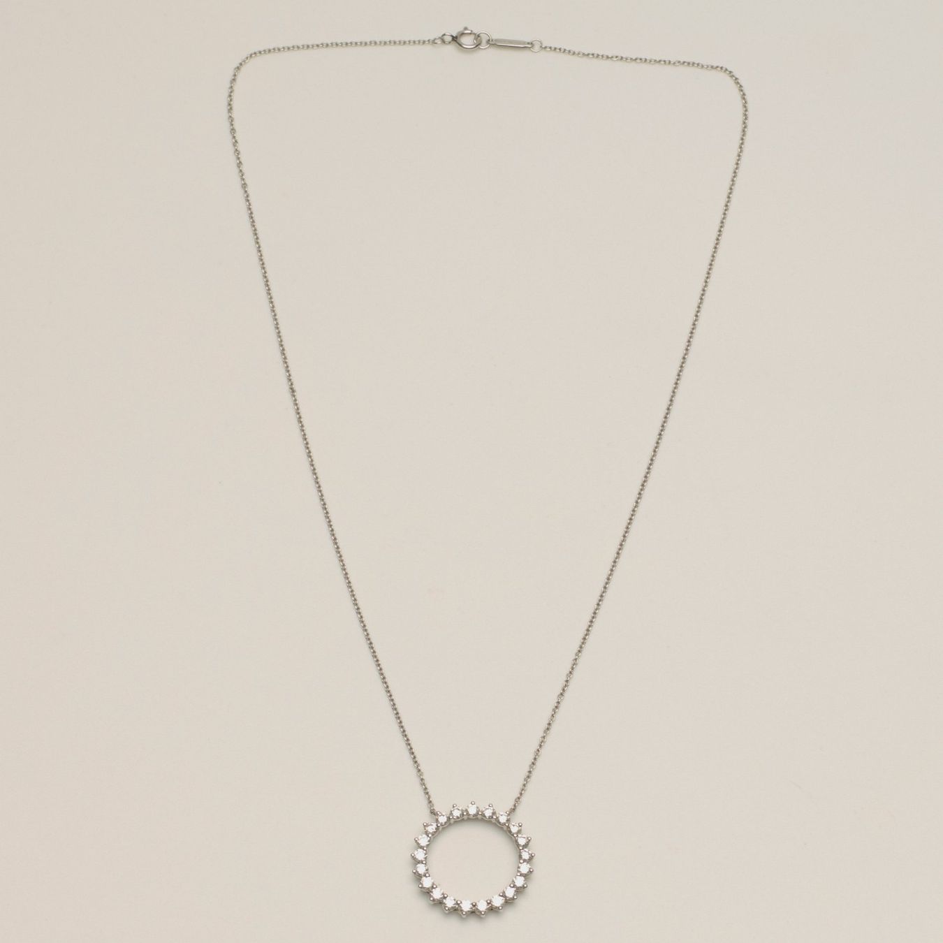 Tiffany & Co. Catenine: Authentique Collier TIFFANY & CO Open circle diamants – Usato da Carouge GE venduto da TLD 4