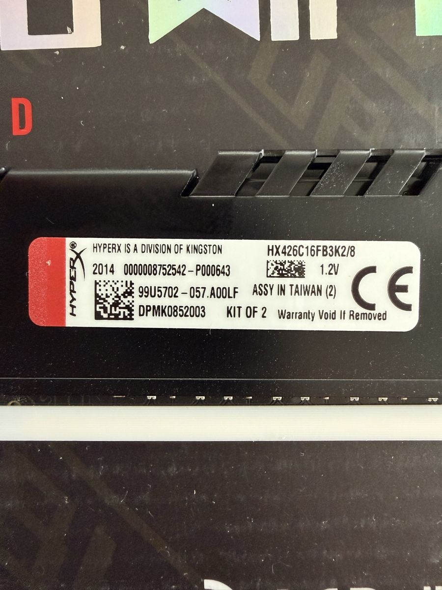 Componenti elettronici: 4x 4GB de Ram DDR4 HyperX Fury – Usato da Sugiez venduto da egg_p5gd 1