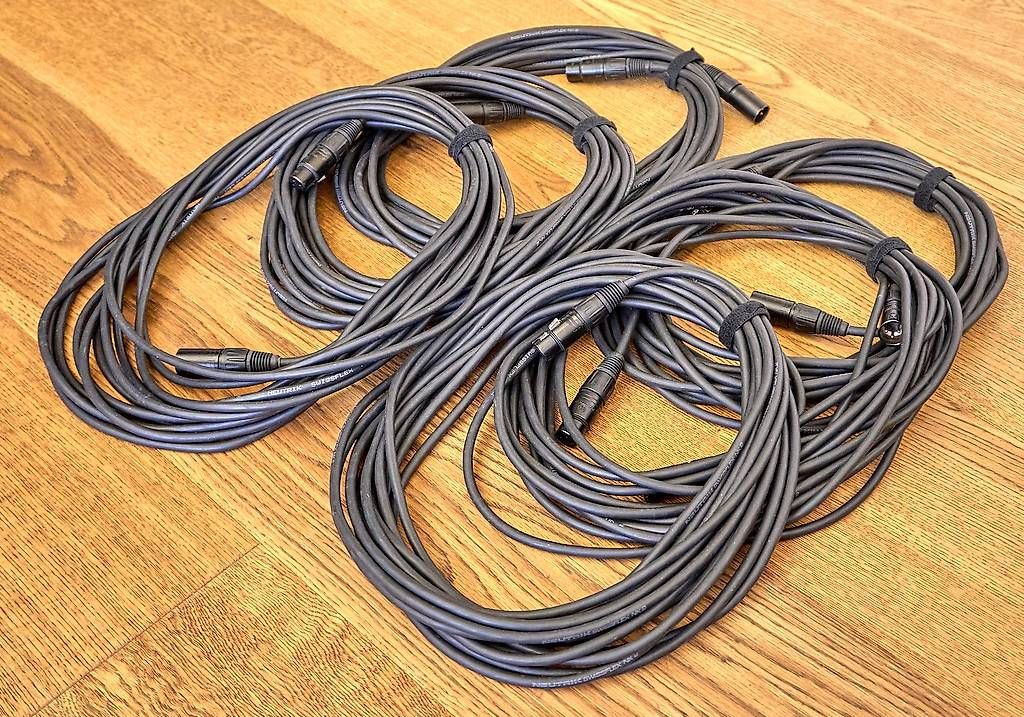 Microphones: 1 von 3 XLR-Mikrofon Kabel 10m - neu konfektioniert – Neuf (Voir description) à Aarau par Bigbenmusic 3