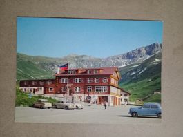 AK Malbun Liechtenstein Alpen Hotel alte Autos