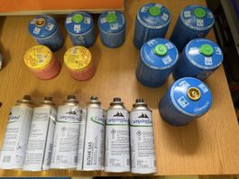 Campinggas Kartuschen Campingaz und Campingland Set
